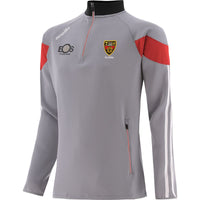 O'Neills Down Rockway Hybrid men's grey, red and white quarter-zip top