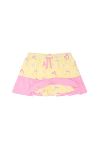 Lighthouse Girls Skort Saskia Lemon Bow