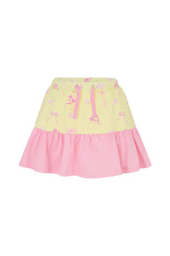 Lighthouse Girls Skort Saskia Lemon Bow