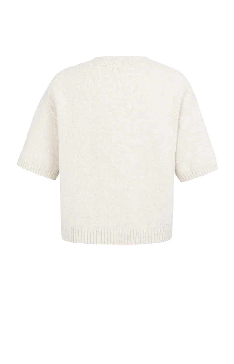 YAYA Womens Sweater 01-000548-601 Heather Grey Melange