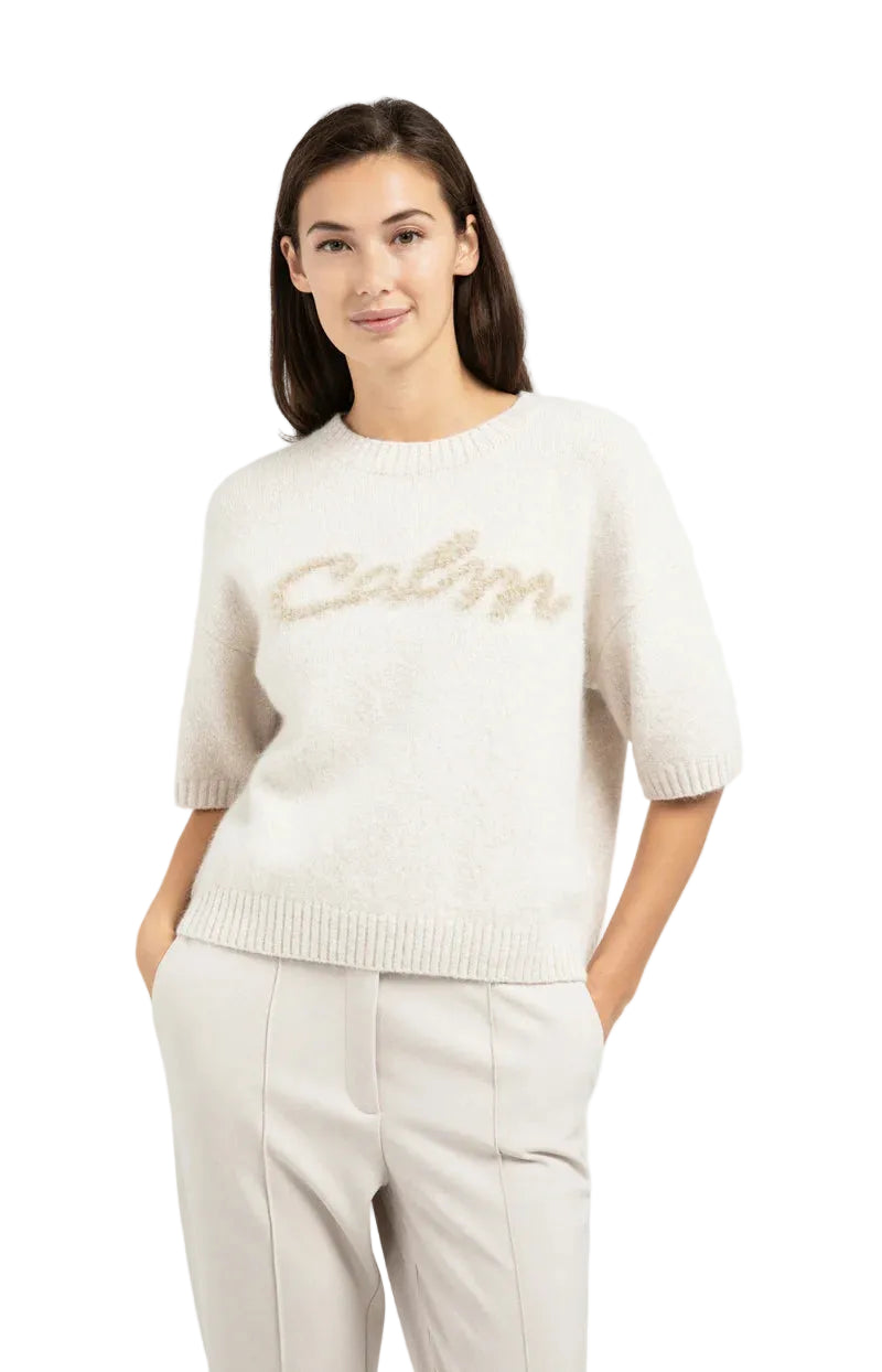 YAYA Womens Sweater 01-000548-601 Heather Grey Melange