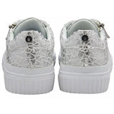 Lotus Womens Trainer Alexa Silver Print