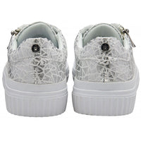 Lotus Womens Trainer Alexa Silver Print