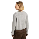 Yaya Womens Jumper 01-000641-609 Medium Grey Melange