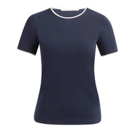 YAYA Womens T-Shirt 01-719084-603 Navy Blazer Blue