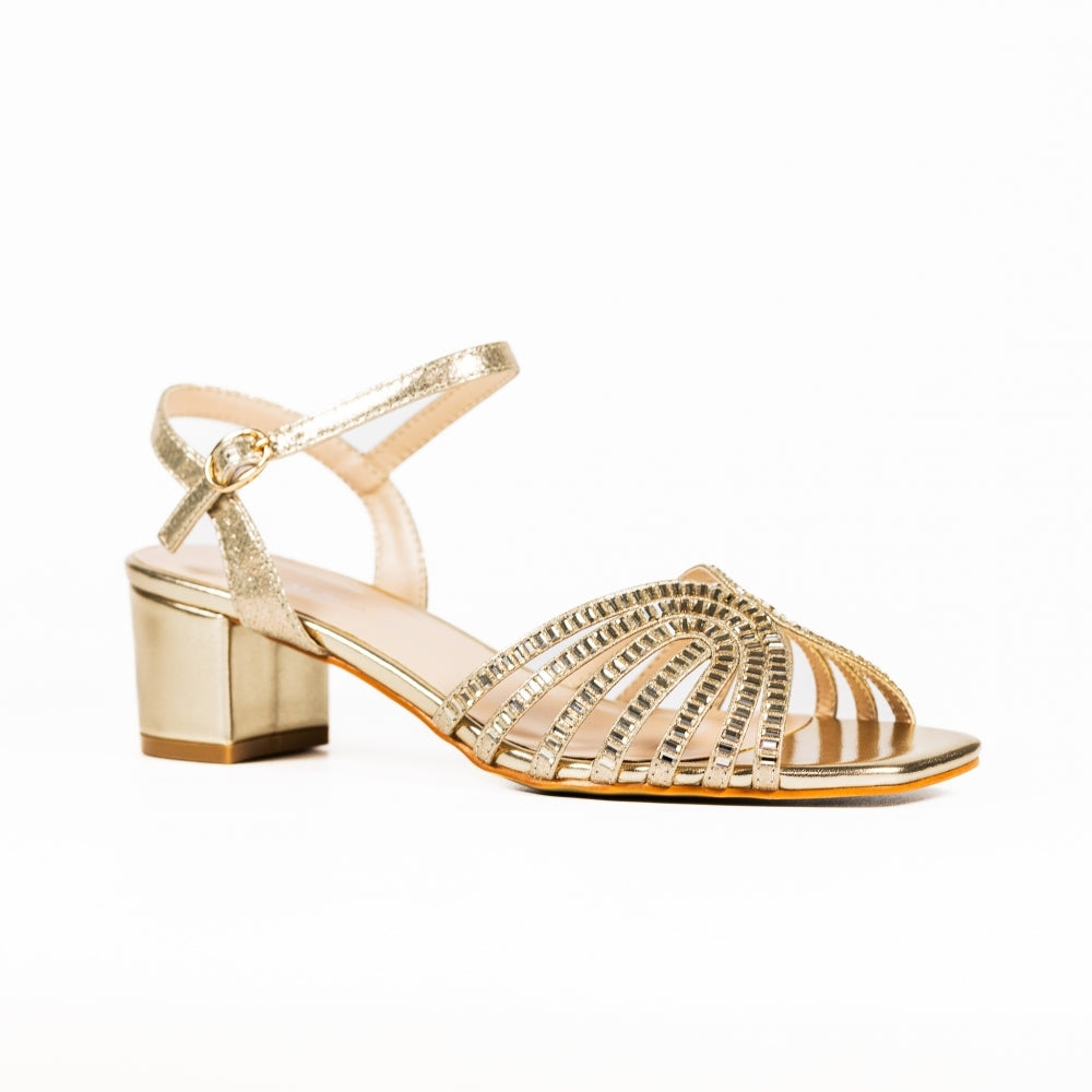Lunar women's gold sandal