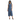 Vila Womens Dress Winona New S/L O-Neck Long Denim Light Blue Denim