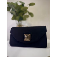 Sorento Womens Clutch Bag Secret Garden Black