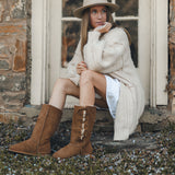 EMU Womens Boot Platinum Hi Lace Chestnut WP11872