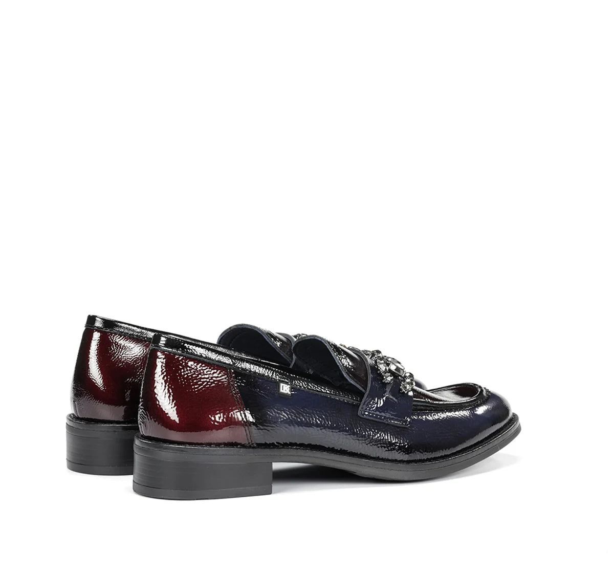 Dorking Womens Shoe Harvard D9118 Marino/Burdeos/Negro