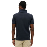 Superdry Mens Polo Vint Destroy Eclipse Navy