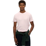 Superdry Mens T-Shirt Classic Essential Faint Pink