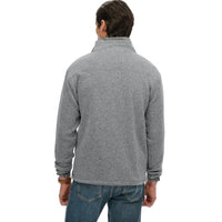 Superdry Mens Half Zip Storm Fleece Storm Light Grey