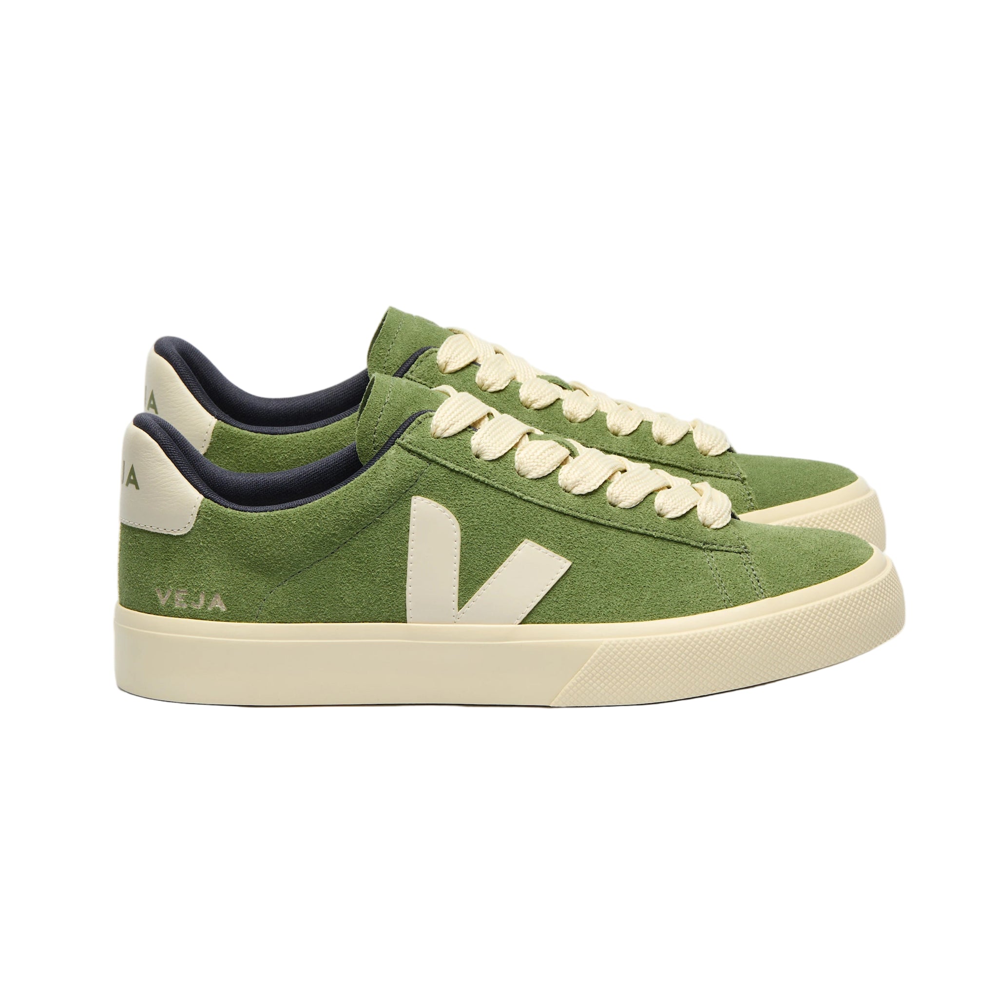 Veja women's white leather lace-up trainer