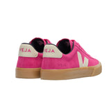 Veja women's pink leather lace-up trainer