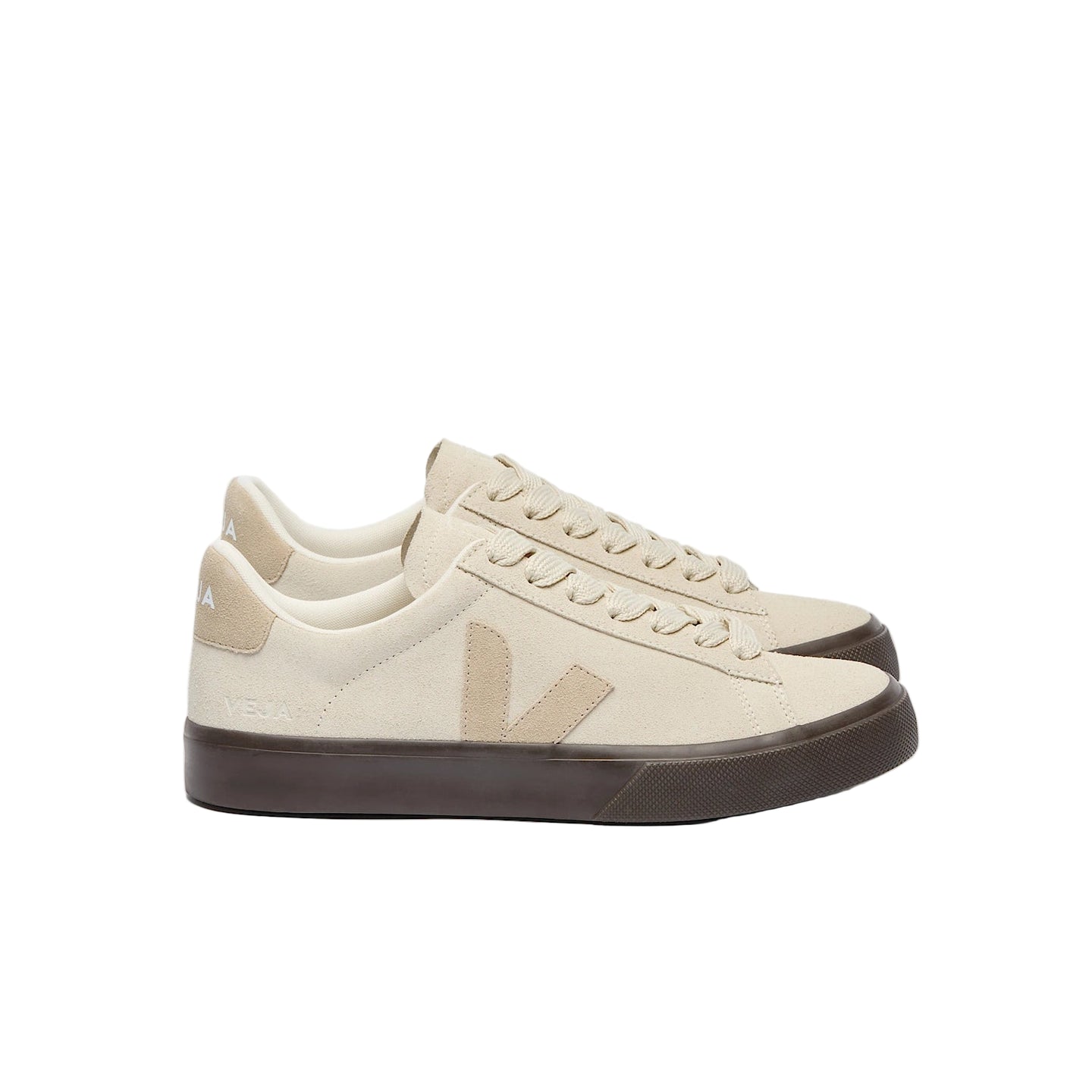 Veja Womens Trainer Campo Bold Suede Pierre/Almond/Eagle