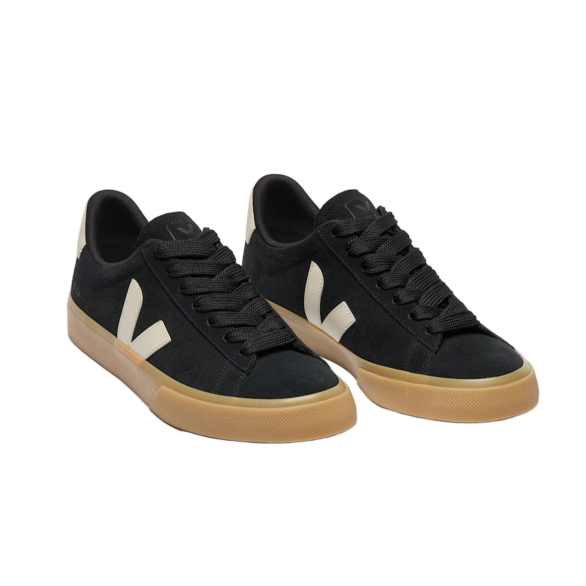Veja Womens Trainer Campo Bold Suede Black/Pierre