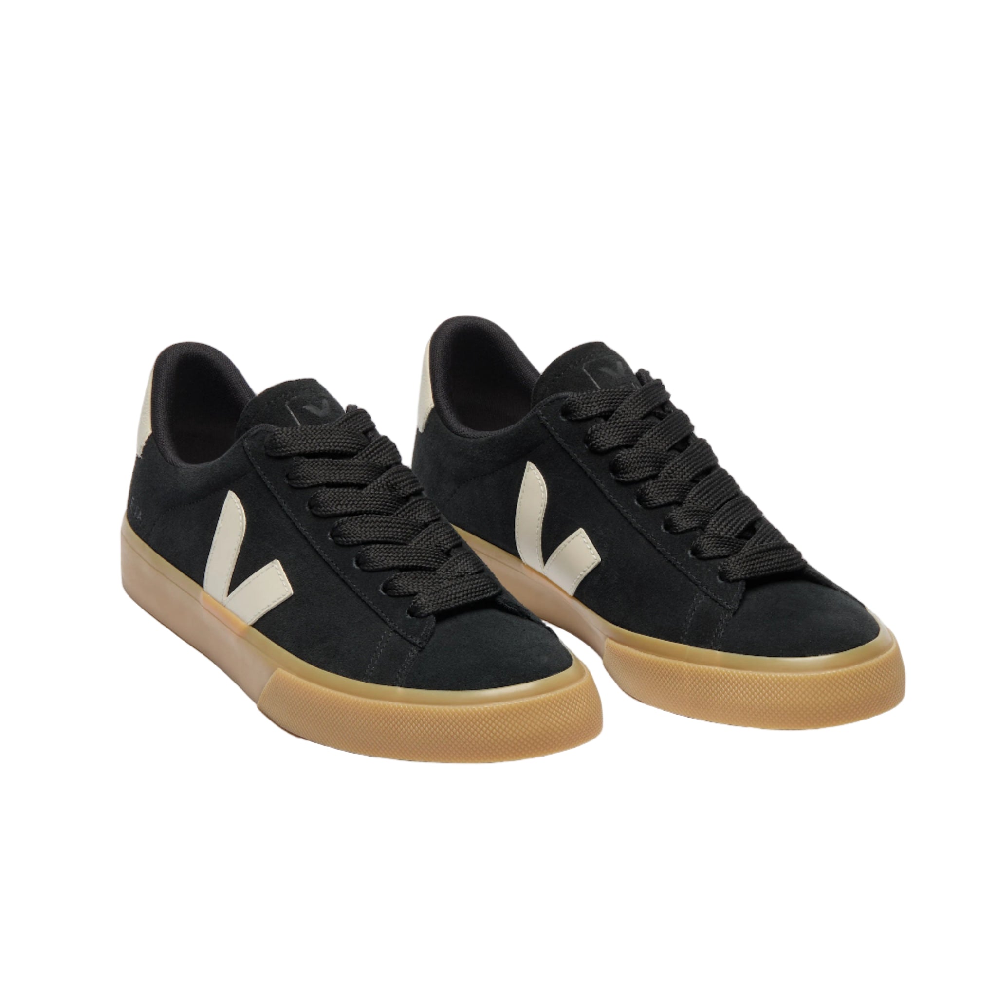 Veja Mens Trainer Campo Bold Suede Black Pierre