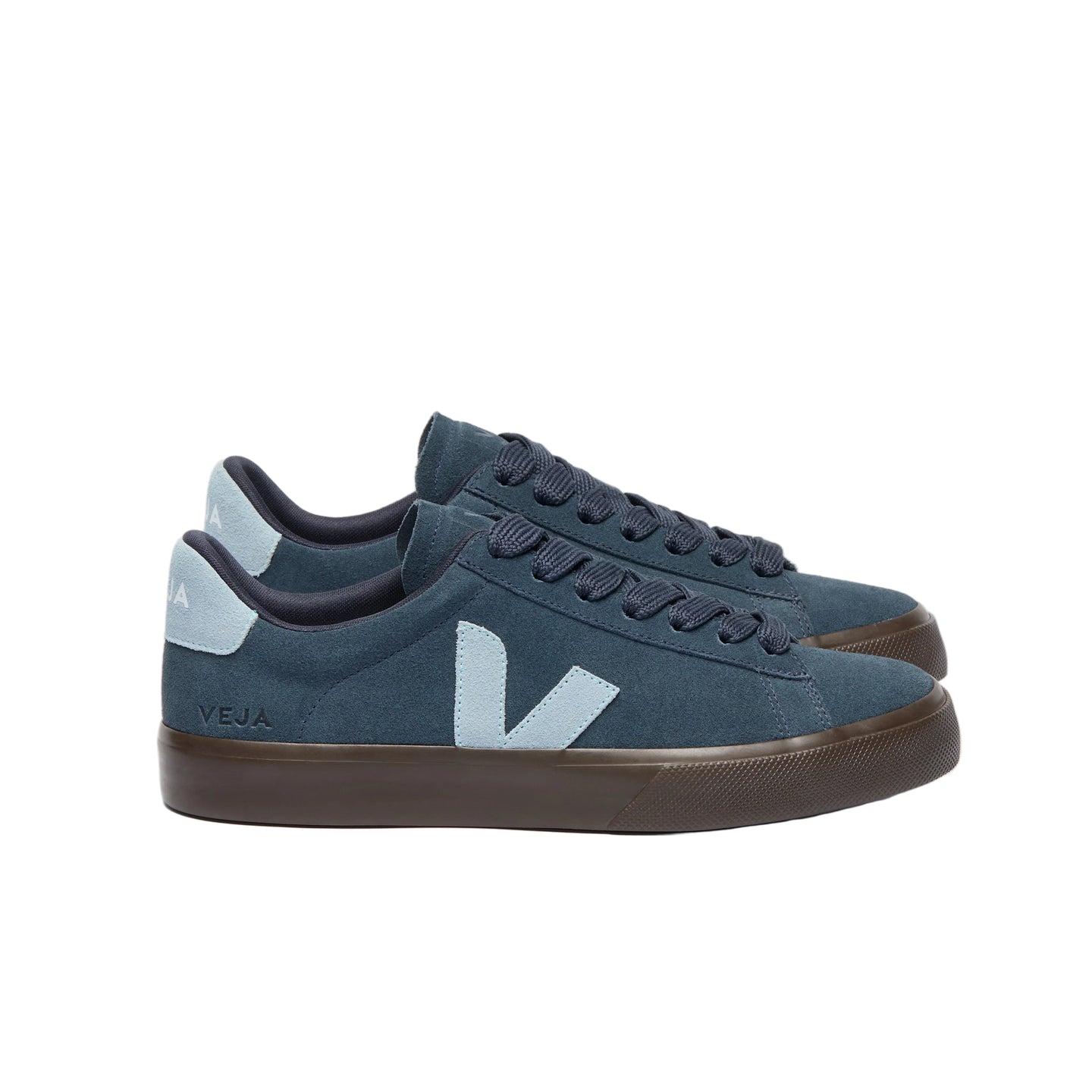 Veja Womens Trainer Campo Suede Nautico Steel Eagle