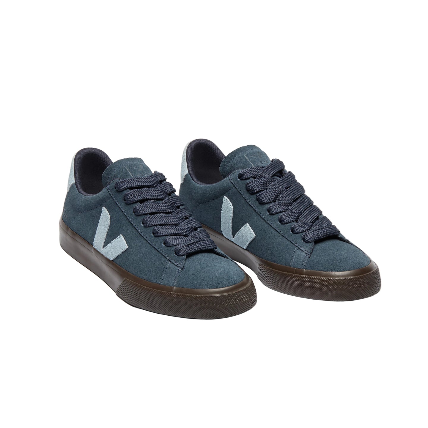 Veja Womens Trainer Campo Suede Nautico Steel Eagle