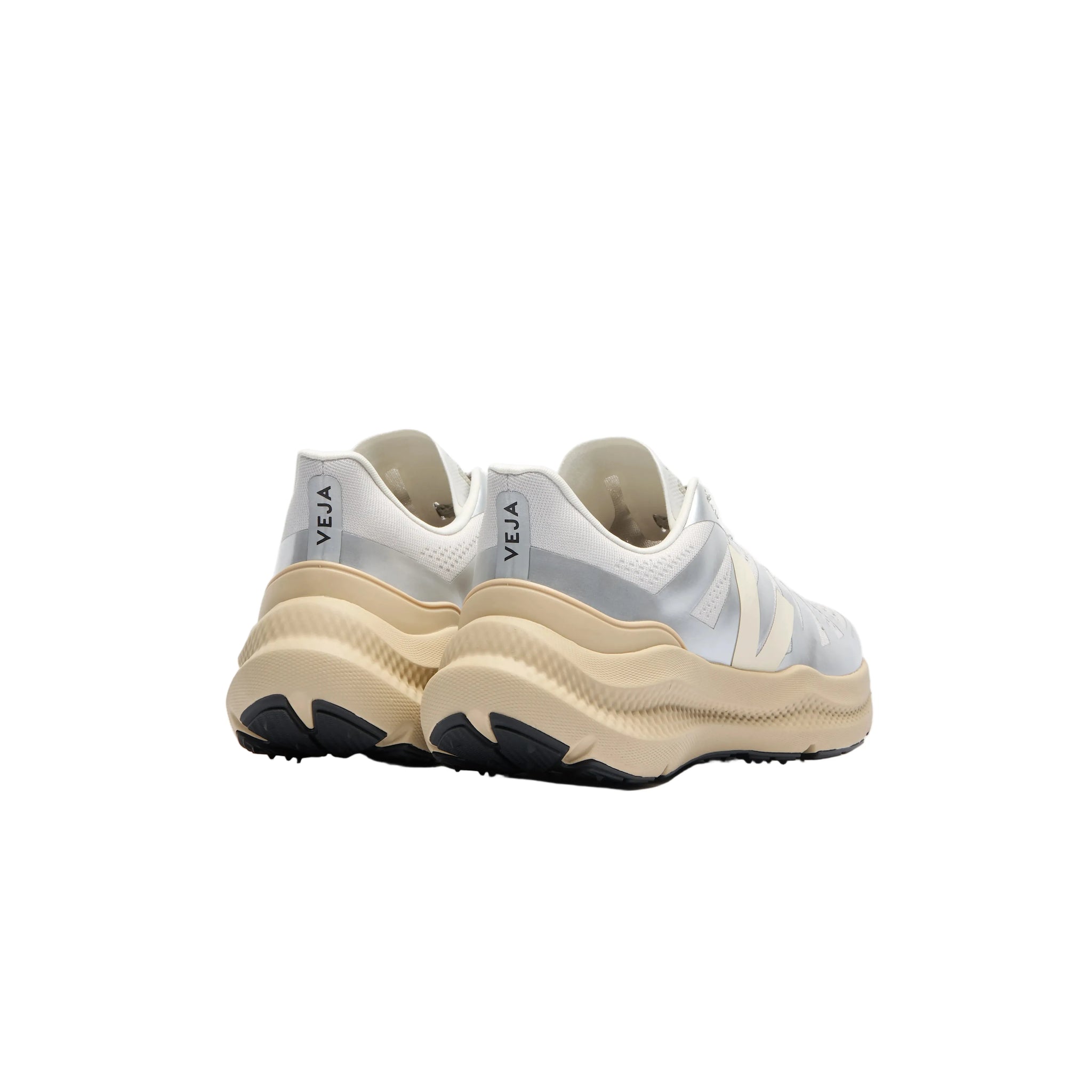 Veja women's silver mesh trainer