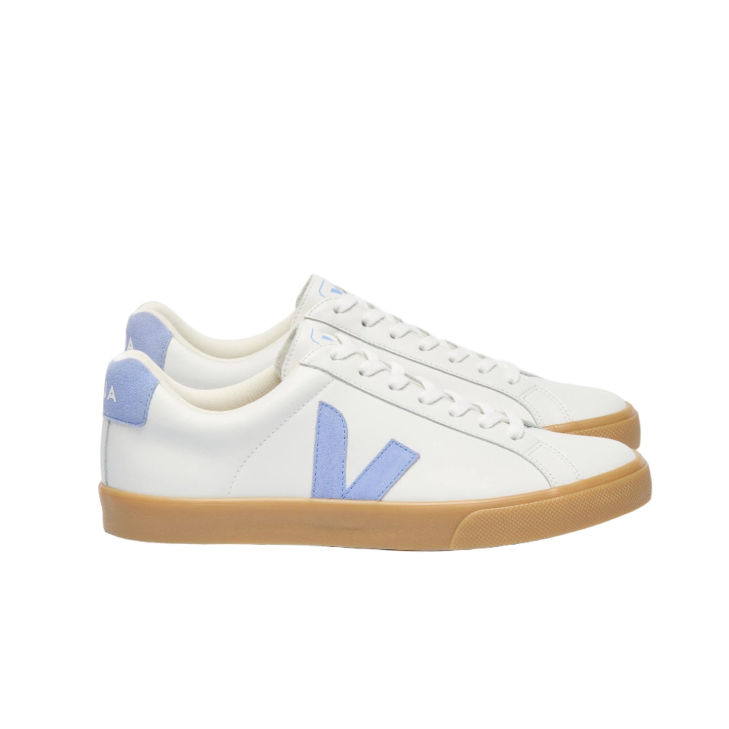 Veja Womens Trainer Esplar Logo Leather White Olympe Natural