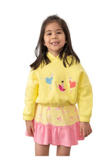 Lighthouse Girls Hoodie Winnie Yellow & Ballerina