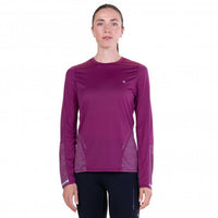 Ronhill Womens Tech Reflect Long Sleeve T-Shirt Blackcurrant/Reflect