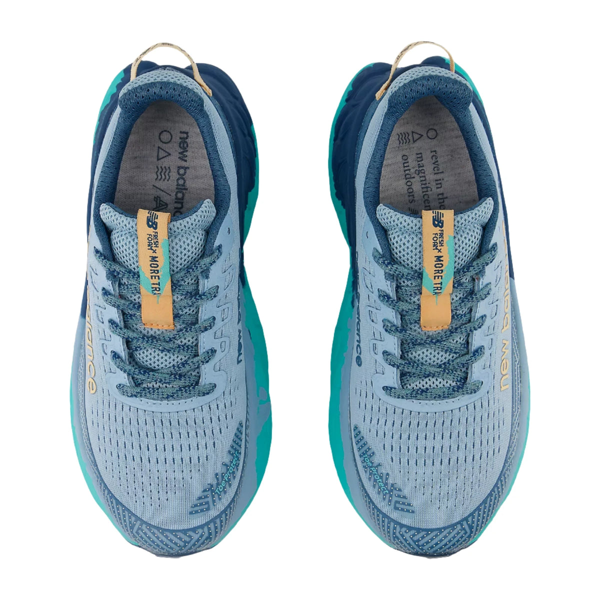 New Balance Womens Trainer Fresh Foam X Trail More V3 Chrome Blue Donaghys