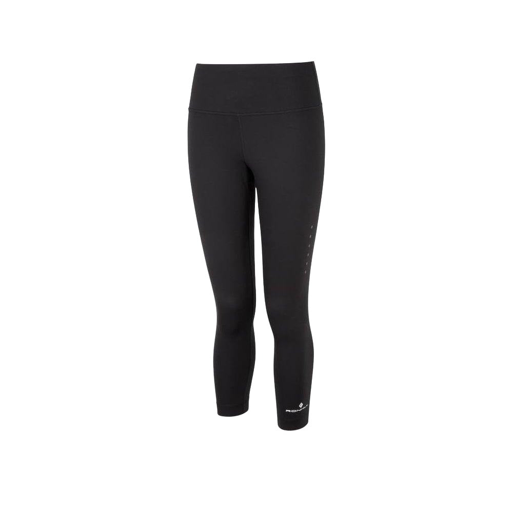 Ronhill Womens Core Crop Tight Black Bright White - Donaghys