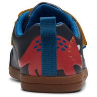 Clarks Boys Shoe Den Play T Navy Leather - Donaghys