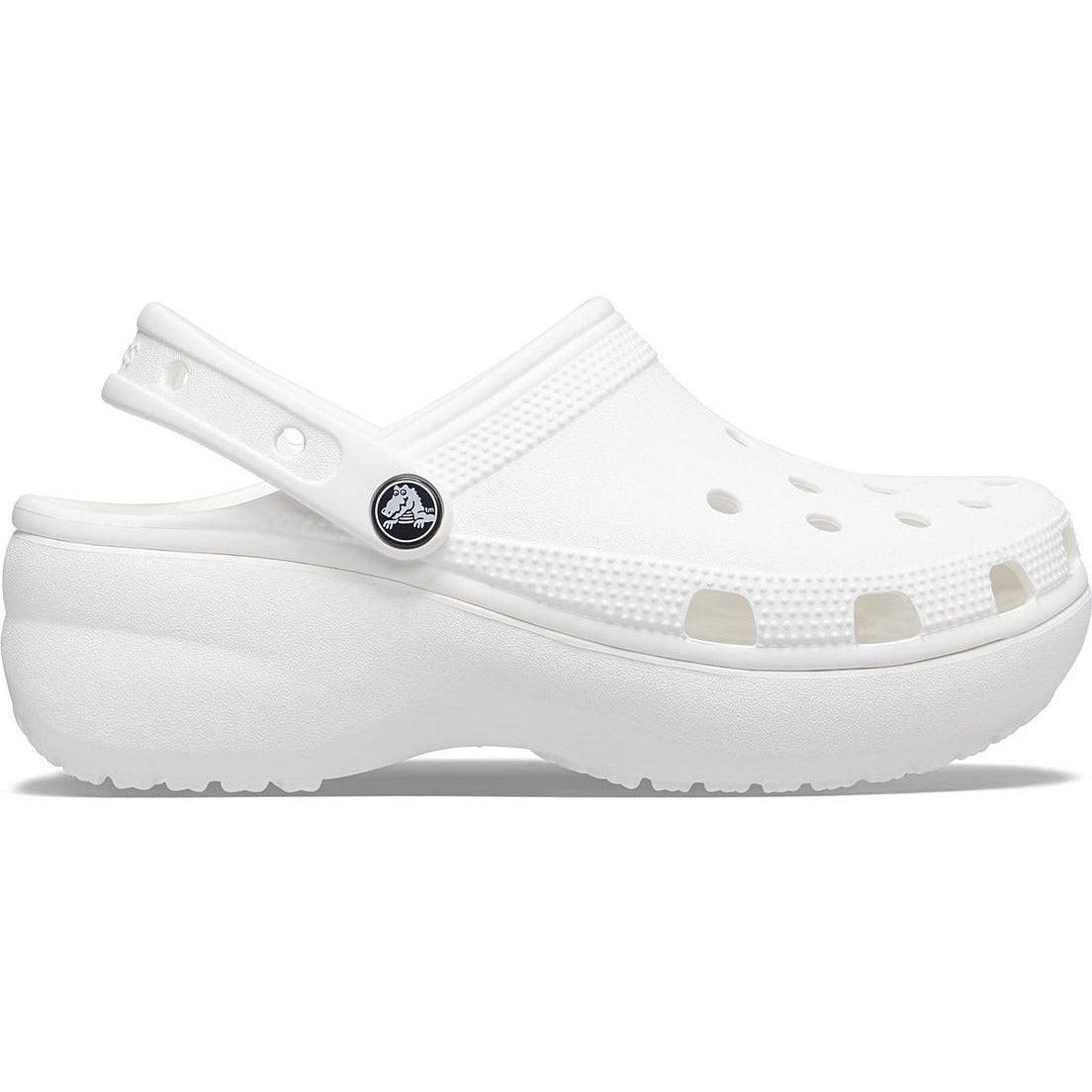 Crocs Womens Clog Classic Platform White - Donaghys