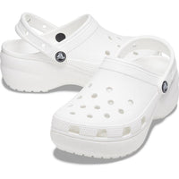 Crocs Womens Clog Classic Platform White - Donaghys
