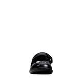 Clarks Girls School Shoe Etch Spark T Black Leather - Donaghys