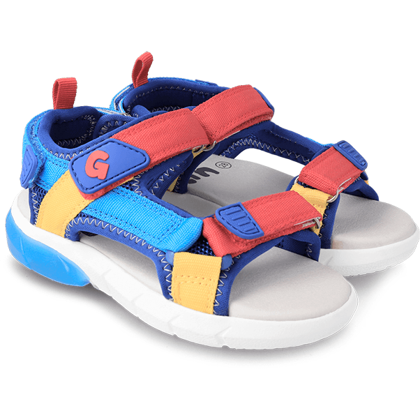 Garvalin Boys Sandal 232840 A Blue Red Donaghys