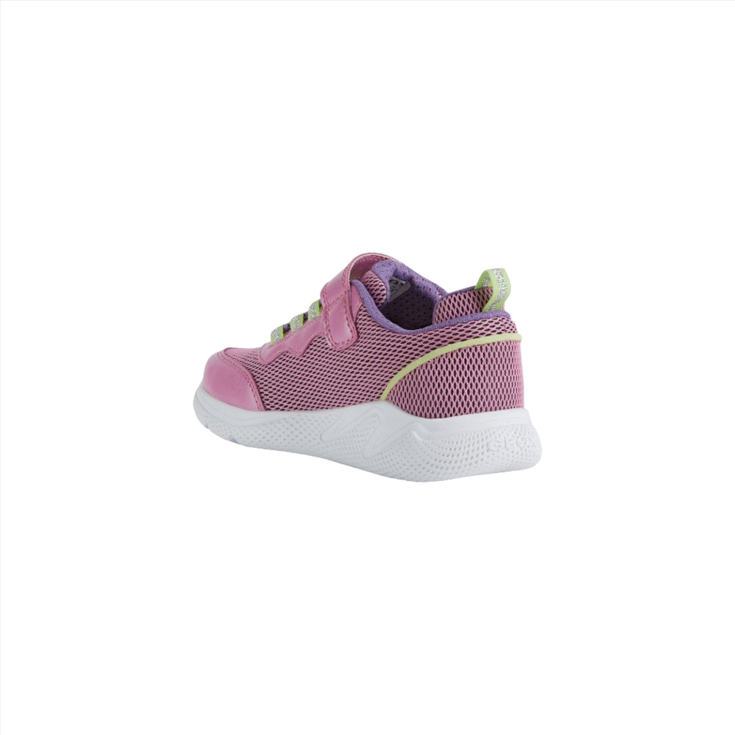 Geox Girls Trainer J Sprintye Fuchsia/Lime - Donaghys