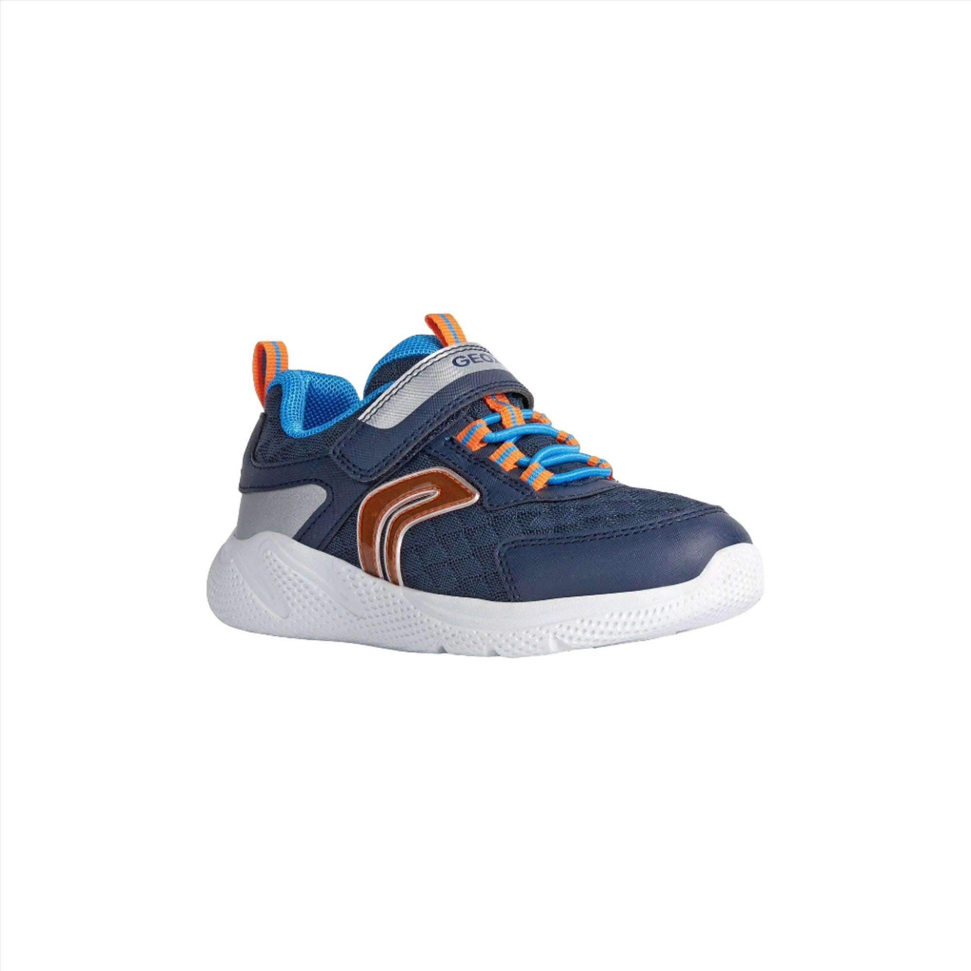 Geox Boys Trainer J Sprintye Navy/Silver - Donaghys