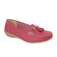 Jo & Joe Womens Loafer Nautical Fuchsia - Donaghys