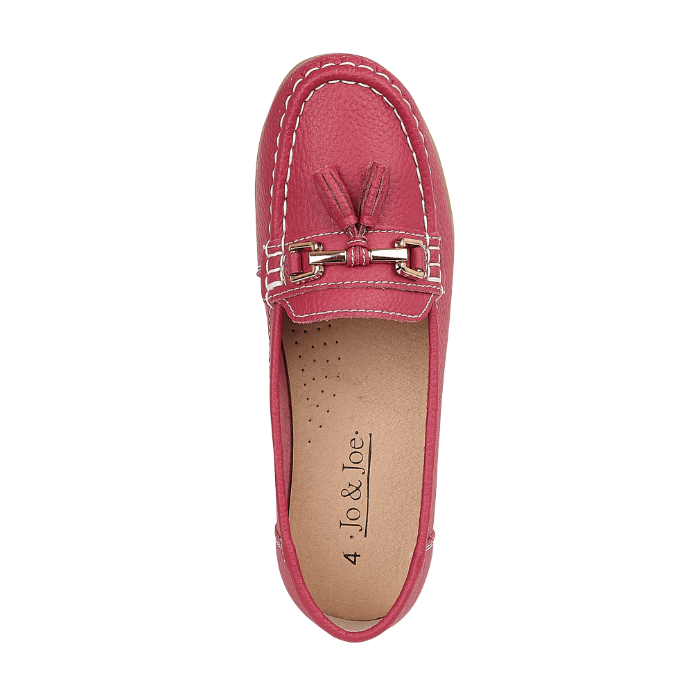 Jo &amp; Joe Womens Loafer Nautical Fuchsia - Donaghys