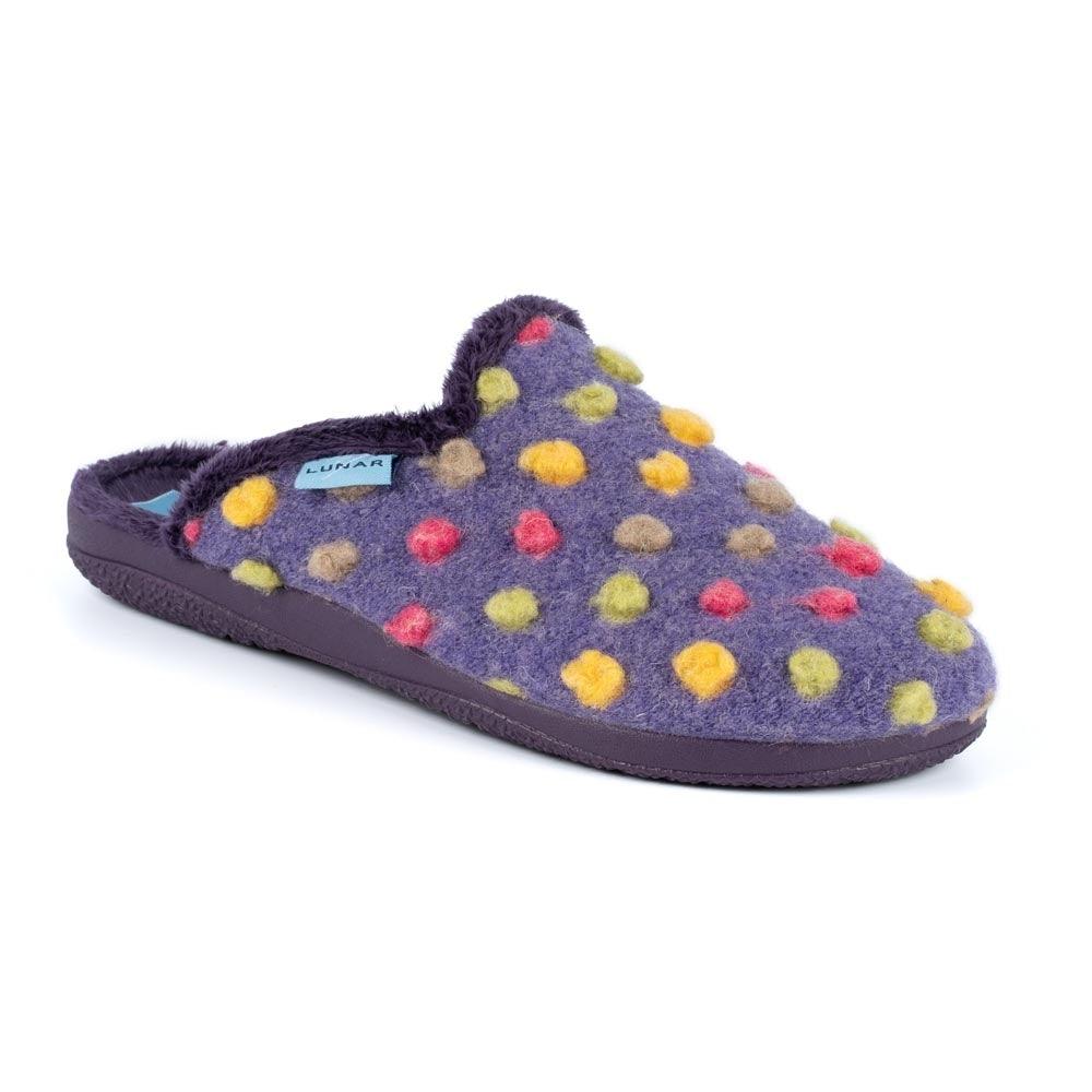 Lunar Womens Slipper Montreal Purple - Donaghys
