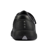 Clarks Boys School Shoe Rex Stride T Black Leather - Donaghys