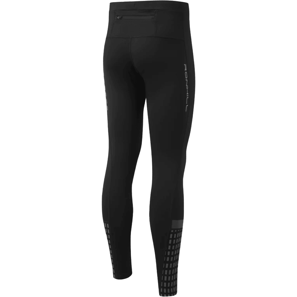 Ronhill Mens Tech Afterhours Tight Black/Charcoal/Reflect - Donaghys