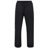 Canterbury men's black open-hem stadium track pants with drawstring waist