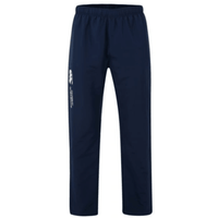 Canterbury men's navy open-hem stadium track pants with drawstring waist