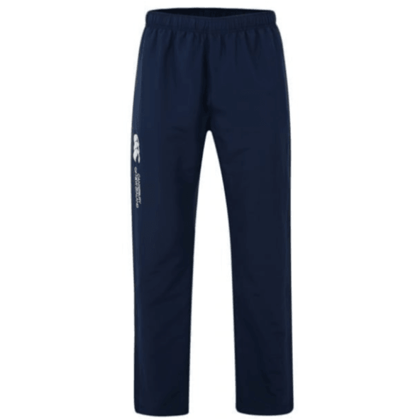 Canterbury men's navy open-hem stadium track pants with drawstring waist