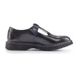 Angry Angels Girls Shoe Envisage Black Leather - Donaghys