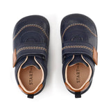 Startrite Boys Shoe Footprint Navy Leather - Donaghys