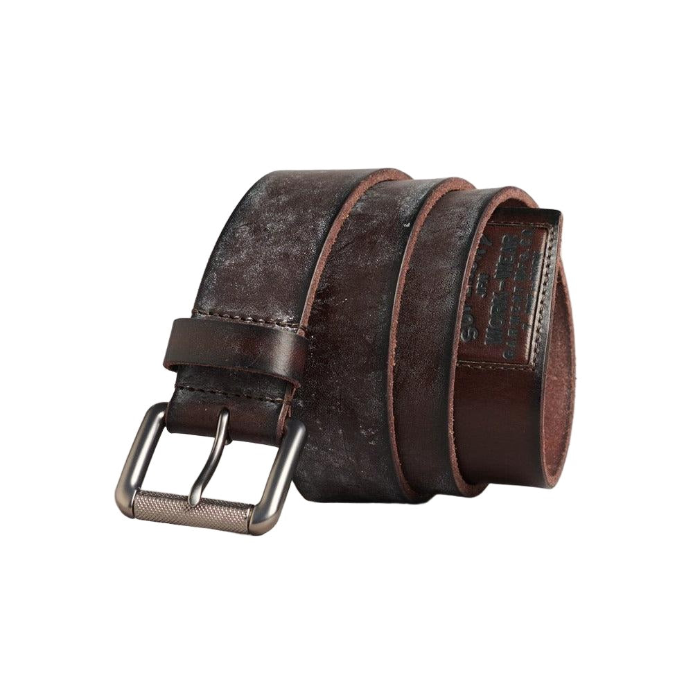 Superdry Mens Badgeman Belt Brown - Donaghys