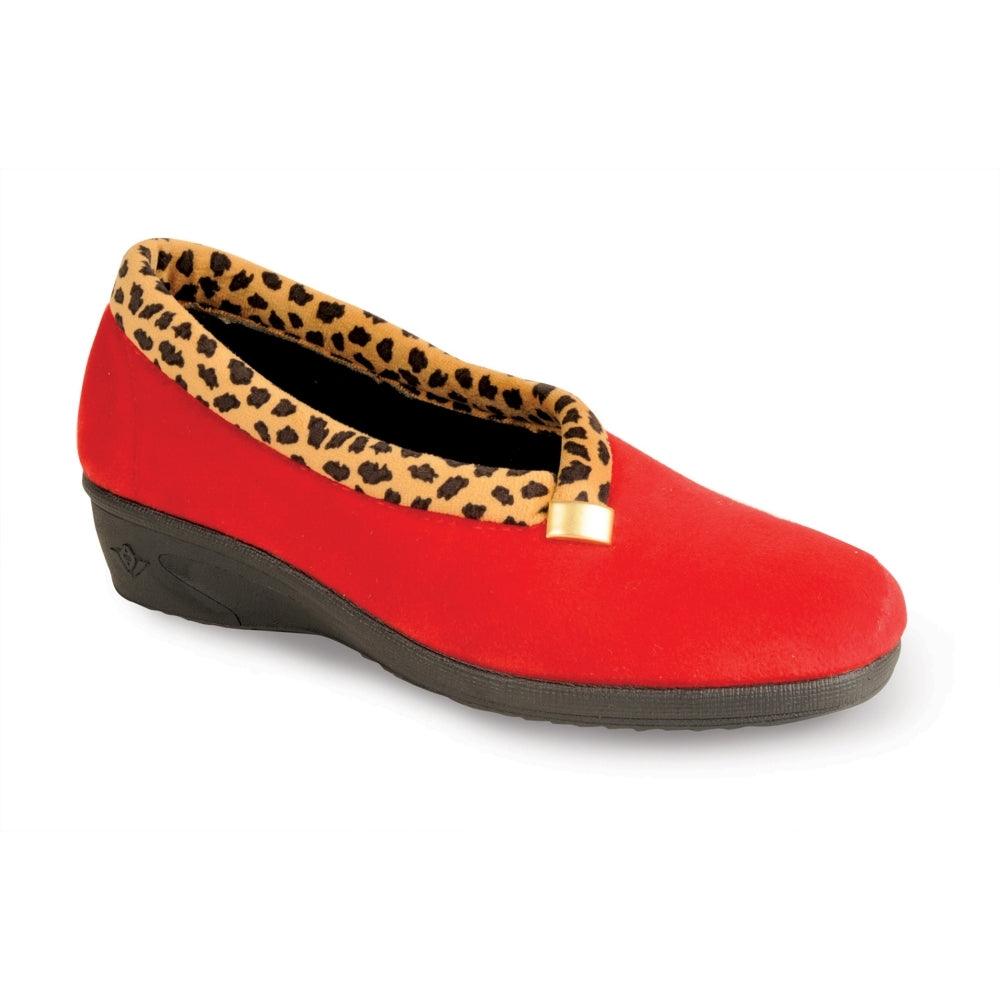 Lunar Womens Slipper Paloma Red - Donaghys