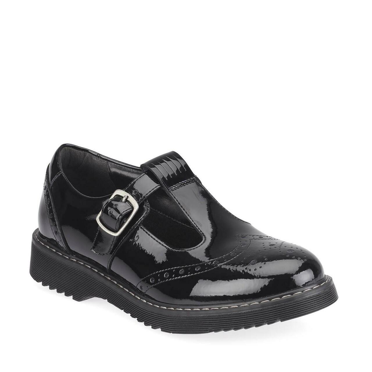 Angry Angels Girls Shoe Imagine Black Patent - Donaghys